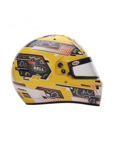 Casque karting Bell RS7 K STAMINA JAUNE Casque karting Bell RS7 K STAMINA JAUNE