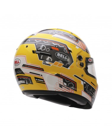 Casque karting Bell RS7 K STAMINA JAUNE Casque karting Bell RS7 K STAMINA JAUNE