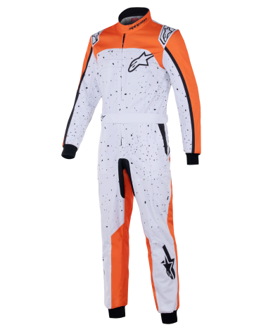 Alpinestars KMX9 V3 GRAPH 6 FIA kart suit orange