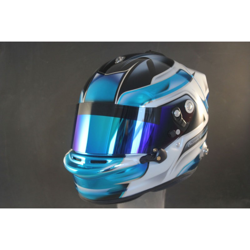 Custom helmet painting Grand Prix Racewear