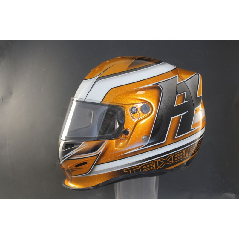 Custom helmet painting Grand Prix Racewear
