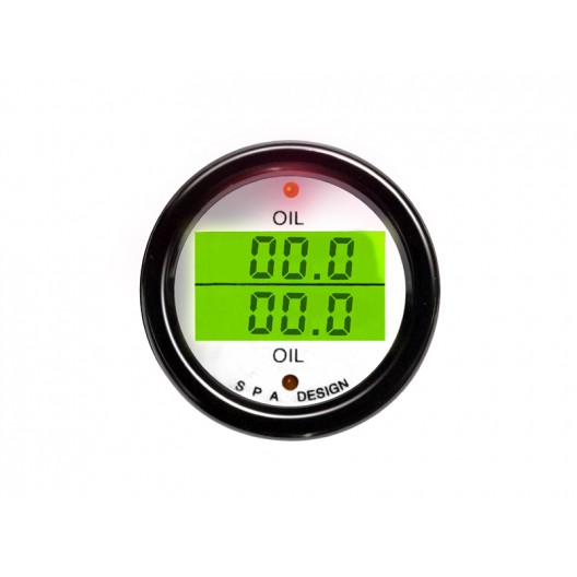 Manomètre double SPA pression d'huile/température