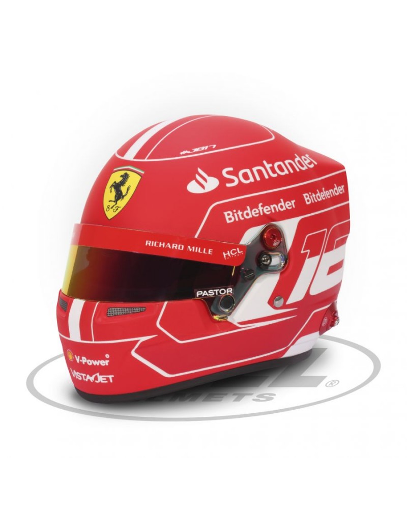 Mini casque Bell Leclerc Ferrari 2023