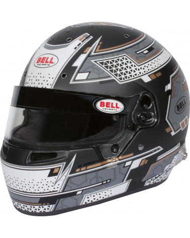 Casque FIA Bell RS7 PRO STAMINA GREY